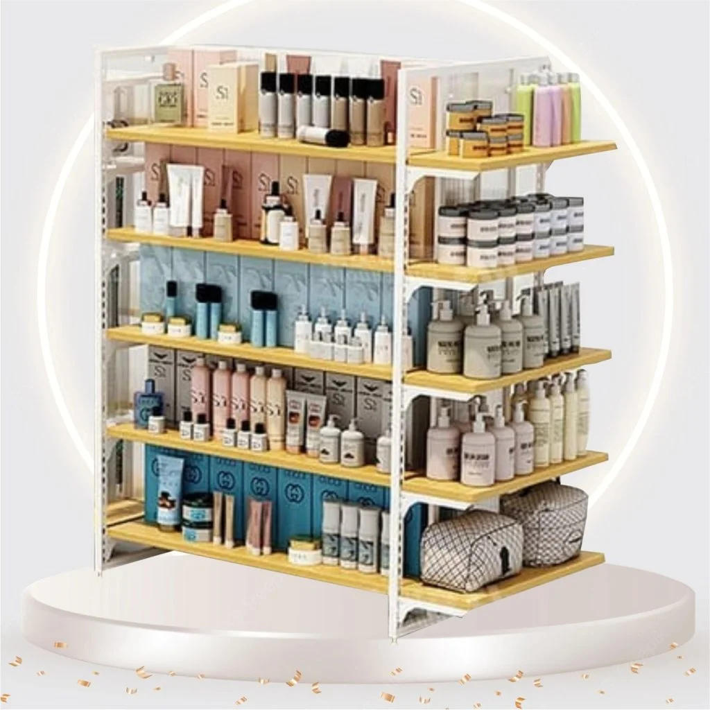 Cosmetic shelving manufacturer